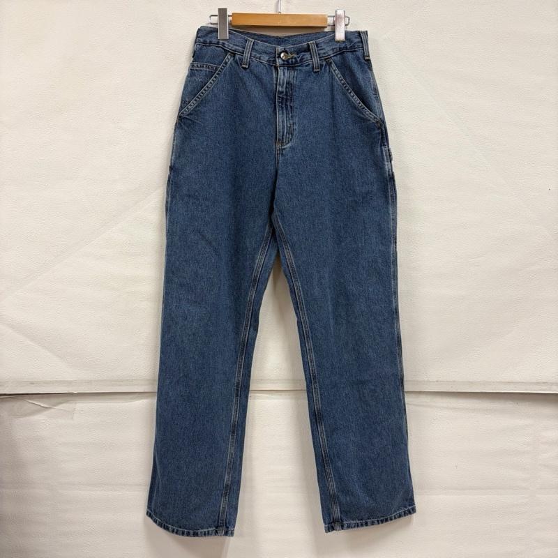 カーハート Carhartt パンツ デニム、ジーンズ デニム ペインター パンツ B13DPS フェード 29インチ ワンポイント X ロゴ、文字 インディゴ / インディゴ / Indigo メンズ USED 古着 中古 50165778