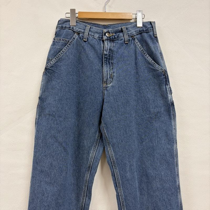 カーハート Carhartt パンツ デニム、ジーンズ デニム ペインター パンツ B13DPS フェード 29インチ ワンポイント X ロゴ、文字 インディゴ / インディゴ / Indigo メンズ USED 古着 中古 50165778