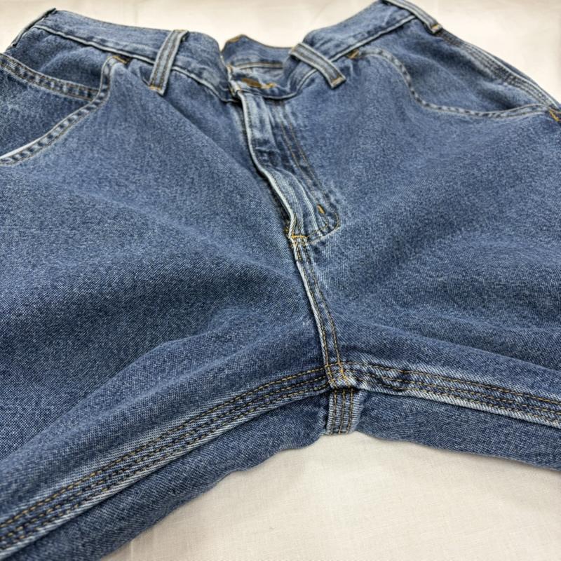 カーハート Carhartt パンツ デニム、ジーンズ デニム ペインター パンツ B13DPS フェード 29インチ ワンポイント X ロゴ、文字 インディゴ / インディゴ / Indigo メンズ USED 古着 中古 50165778