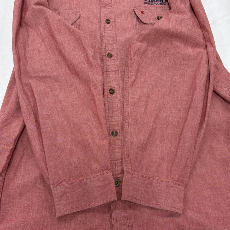 カーハート Carhartt シャツ、ブラウス 長袖 長袖 ワークシャツ ロゴ 刺繍 XXL ワンポイント X ロゴ、文字 X 刺繍 赤 / レッド / red X 紺 / ネイビー / navy メンズ USED 古着 中古 50165779