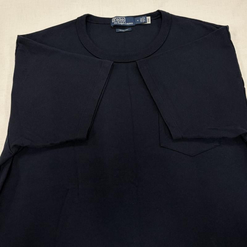 ポロバイラルフローレン Polo by RALPH LAUREN Tシャツ 半袖 半袖 ポケット Tシャツ ポニー 刺繍 THE BIG SHIRT 厚手 M ワンポイント X ロゴ、文字 X 刺繍 紺 / ネイビー / navy X 白 / ホワイト / white メンズ USED 古着 中古 50165780