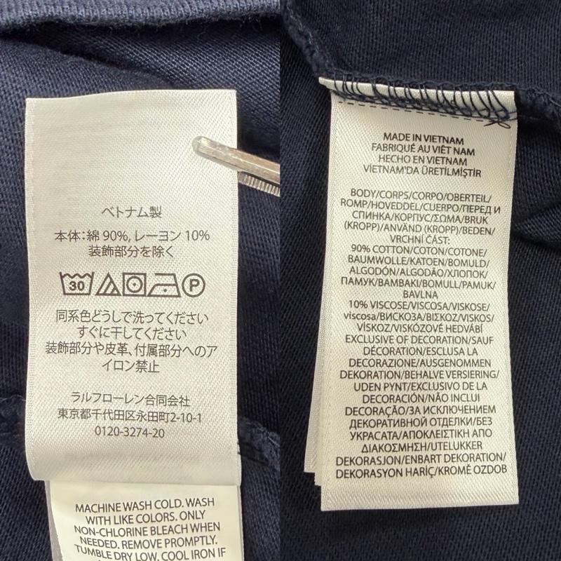 ポロバイラルフローレン Polo by RALPH LAUREN Tシャツ 半袖 半袖 ポケット Tシャツ ポニー 刺繍 THE BIG SHIRT 厚手 M ワンポイント X ロゴ、文字 X 刺繍 紺 / ネイビー / navy X 白 / ホワイト / white メンズ USED 古着 中古 50165780
