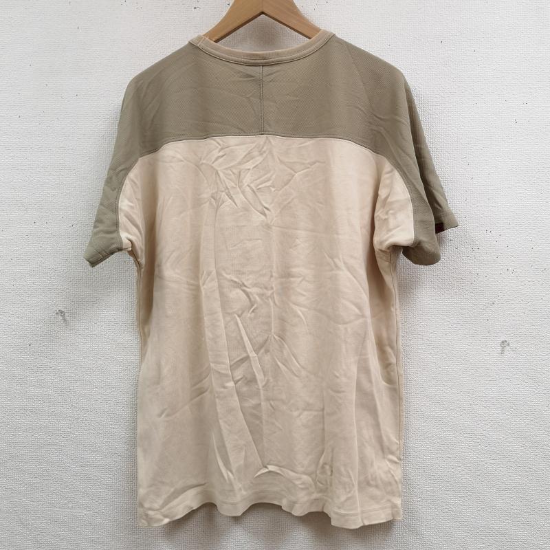 オークリー OAKLEY Tシャツ 半袖 ツートーン 切替 フロントロゴ オーバルロゴ 楕円形 テック Y2K 半袖丸首 Tシャツ L ベージュ / ベージュ / beige メンズ USED 古着 中古 50165785