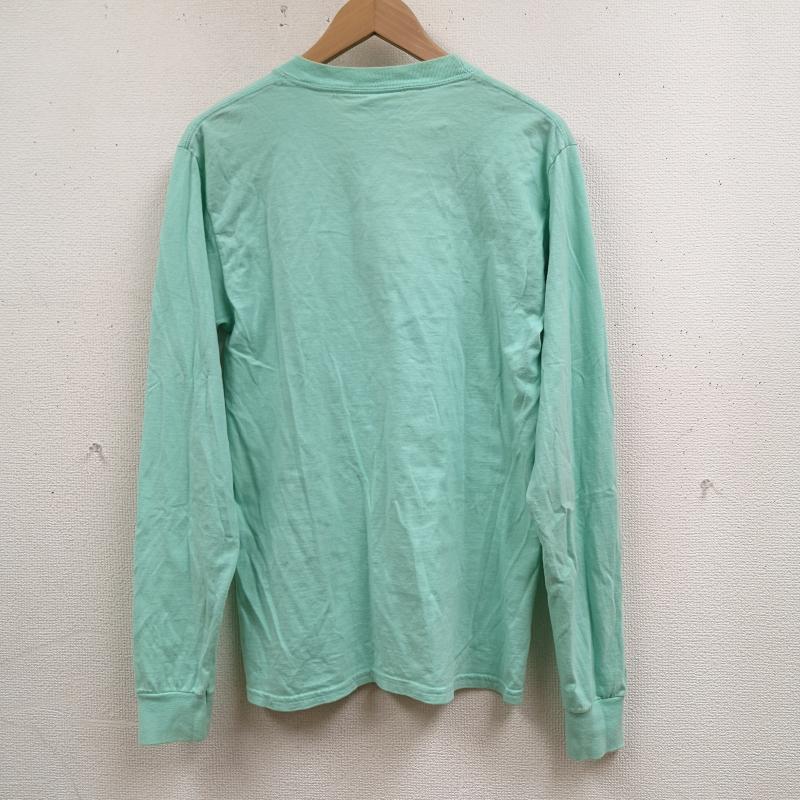 シックスティエイトアンドブラザーズ 68&brothers Tシャツ 長袖 スクリプト 筆記体 プリント ティファニーブルー 長袖 ロングスリーブ Ｔシャツ S 水色 / ライトブルー / メンズ USED 古着 中古 50165787