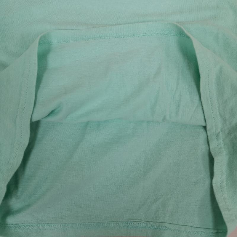 シックスティエイトアンドブラザーズ 68&brothers Tシャツ 長袖 スクリプト 筆記体 プリント ティファニーブルー 長袖 ロングスリーブ Ｔシャツ S 水色 / ライトブルー / メンズ USED 古着 中古 50165787