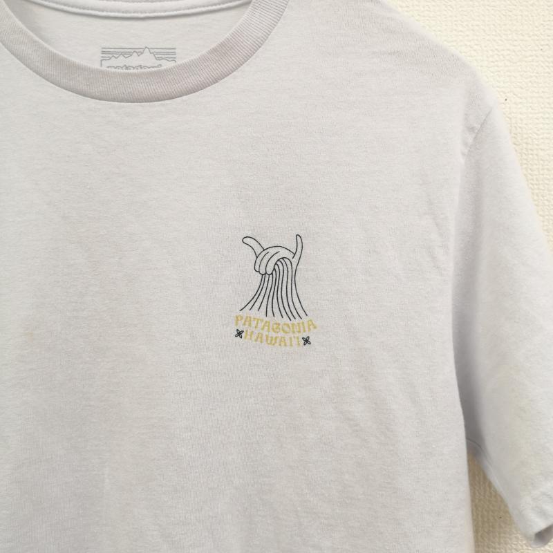 パタゴニア patagonia Tシャツ 半袖 ハワイ シャカサイン ハングルーズ ノースショア 波 ウェーブ キャッチ― 半袖丸首Tシャツ STY37973SP26 S 白 / ホワイト / white メンズ USED 古着 中古 50165788