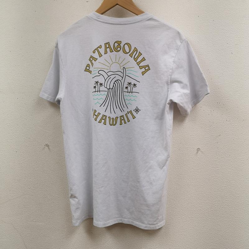 パタゴニア patagonia Tシャツ 半袖 ハワイ シャカサイン ハングルーズ ノースショア 波 ウェーブ キャッチ― 半袖丸首Tシャツ STY37973SP26 S 白 / ホワイト / white メンズ USED 古着 中古 50165788