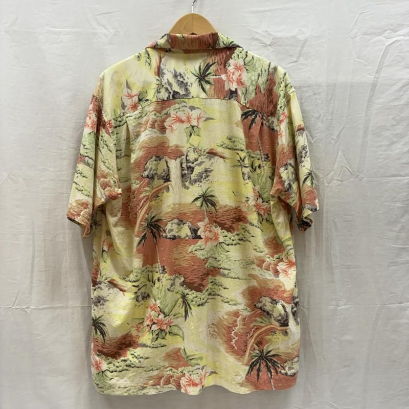 ステューシー STUSSY シャツ、ブラウス 半袖 OLD 90s ALOHA SHIRT 紺タグ オープンカラー アロハシャツ L メンズ USED 古着 中古 50165791