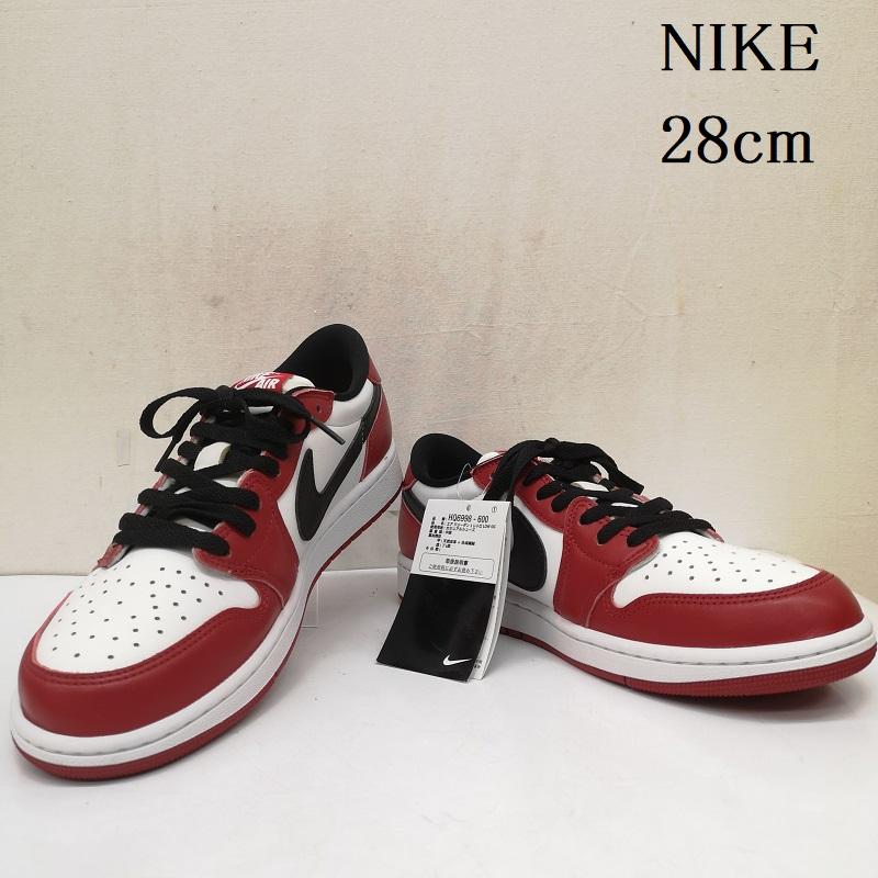 ナイキ NIKE スニーカー スニーカー AIR JORDAN 1 RETRO LOW OG CHICAGO ジョーダン レトロ シカゴ スニーカー HQ6998-600 28.0cm 白 / ホワイト / white X 赤 / レッド / red メンズ USED 古着 中古 50165792