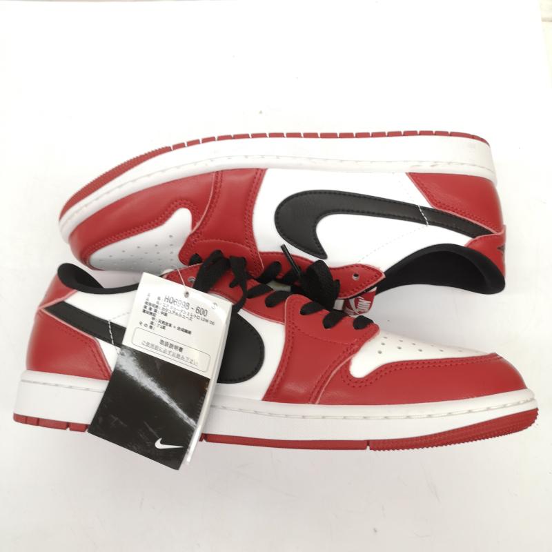 ナイキ NIKE スニーカー スニーカー AIR JORDAN 1 RETRO LOW OG CHICAGO ジョーダン レトロ シカゴ スニーカー HQ6998-600 28.0cm 白 / ホワイト / white X 赤 / レッド / red メンズ USED 古着 中古 50165792
