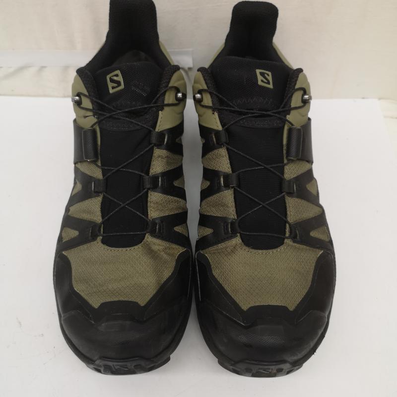 サロモン SALOMON スニーカー スニーカー X ULTRA 4 WIDE GORE-TEX ローカット スニーカー 413865 27.5cm カーキオリーブ / カーキオリーブ / メンズ USED 古着 中古 50165794