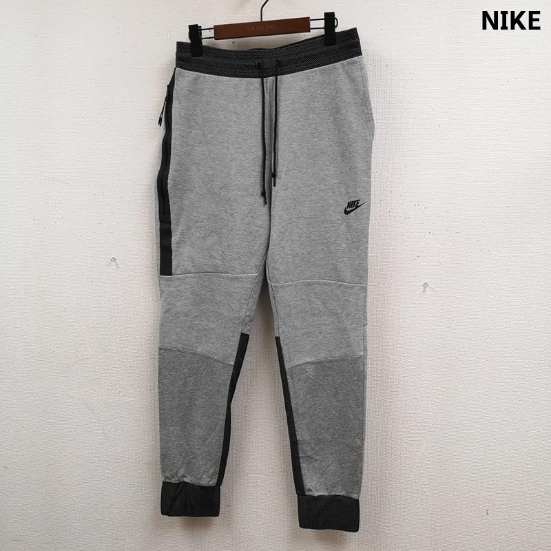 ナイキ NIKE パンツ ワークパンツ、ペインターパンツ メッシュ 切り替え 圧着ジッパー ウエストバンド テーパード スウェットパンツ 704661-063 M 灰 / グレー / gray メンズ USED 古着 中古 50165799