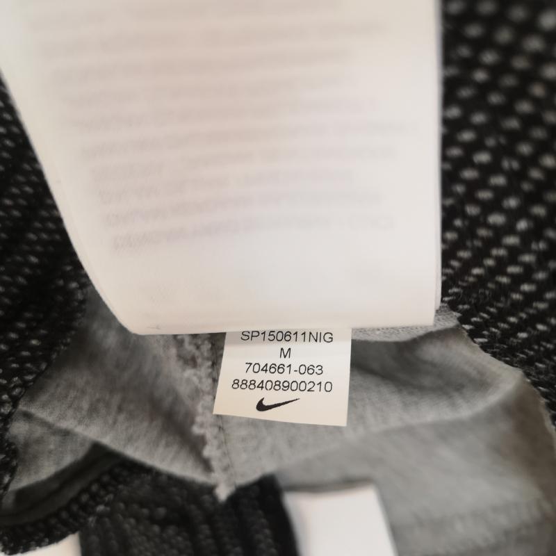 ナイキ NIKE パンツ ワークパンツ、ペインターパンツ メッシュ 切り替え 圧着ジッパー ウエストバンド テーパード スウェットパンツ 704661-063 M 灰 / グレー / gray メンズ USED 古着 中古 50165799