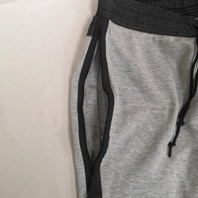ナイキ NIKE パンツ ワークパンツ、ペインターパンツ メッシュ 切り替え 圧着ジッパー ウエストバンド テーパード スウェットパンツ 704661-063 M 灰 / グレー / gray メンズ USED 古着 中古 50165799