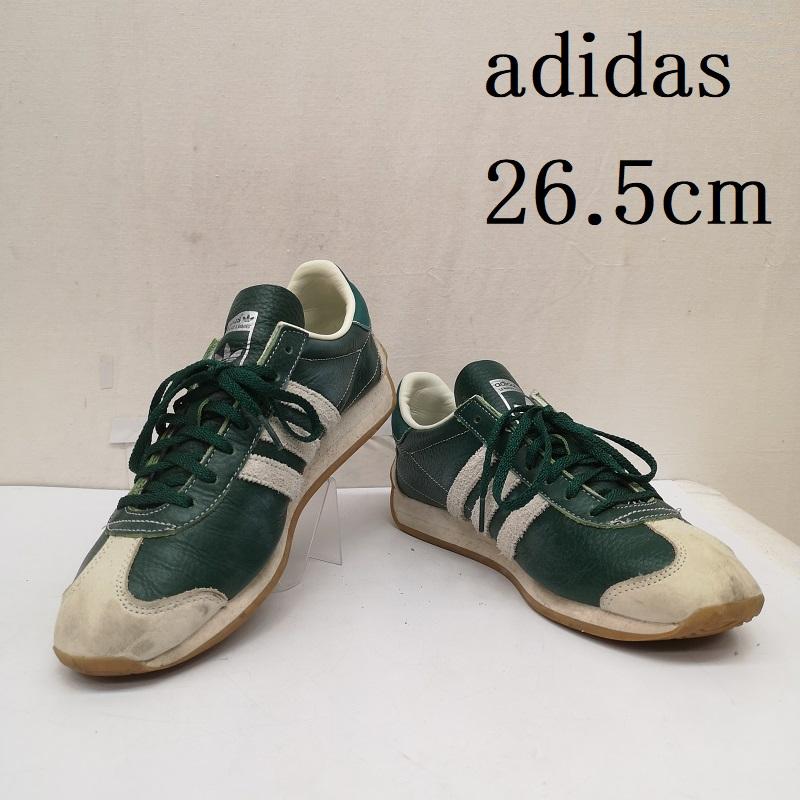 アディダス adidas スニーカー スニーカー COUNTRY OG IE3939 カントリー レザー スニーカー 26.5cm 緑 / グリーン / green メンズ USED 古着 中古 50165800