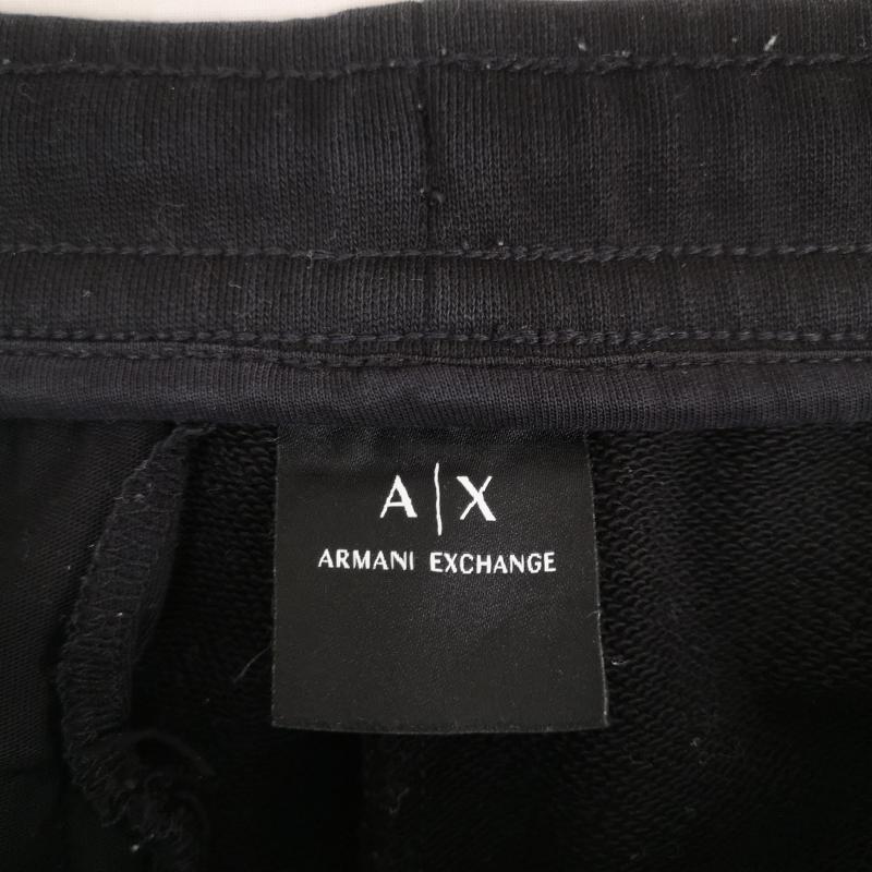 アルマーニエクスチェンジ ARMANI EXCHANGE パンツ ワークパンツ、ペインターパンツ ドラゴン 辰年 刺繡 コットン ブレンド素材 イージーパンツ スウェット ジョガーパンツ M 黒 / ブラック / black メンズ USED 古着 中古 50165802
