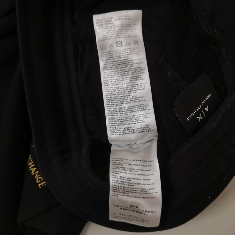 アルマーニエクスチェンジ ARMANI EXCHANGE パンツ ワークパンツ、ペインターパンツ ドラゴン 辰年 刺繡 コットン ブレンド素材 イージーパンツ スウェット ジョガーパンツ M 黒 / ブラック / black メンズ USED 古着 中古 50165802