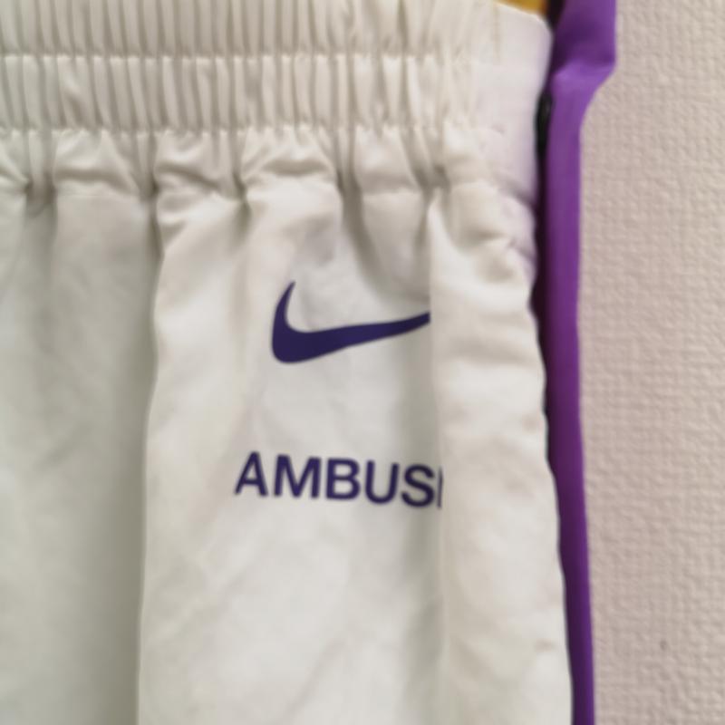 ナイキ NIKE パンツ ワークパンツ、ペインターパンツ AMBUSH NBA レイカーズ レトロ ギミック サイドボタン 二重ウエストトラックパンツ DB9570-121 S 白 / ホワイト / white メンズ USED 古着 中古 50165803