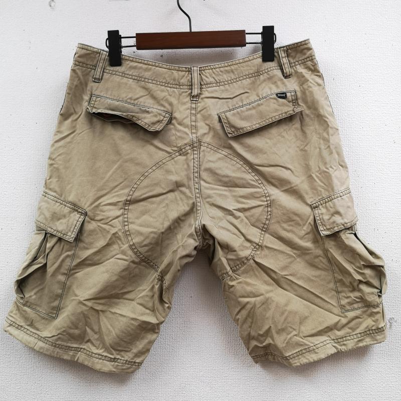 ステューシー STUSSY パンツ ショートパンツ 90s バギー コットンツイル 6ポケット カーゴショーツ 32インチ ベージュ / ベージュ / beige メンズ USED 古着 中古 50165805