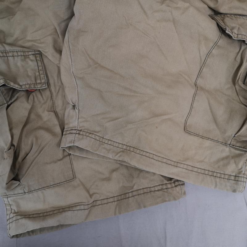 ステューシー STUSSY パンツ ショートパンツ 90s バギー コットンツイル 6ポケット カーゴショーツ 32インチ ベージュ / ベージュ / beige メンズ USED 古着 中古 50165805