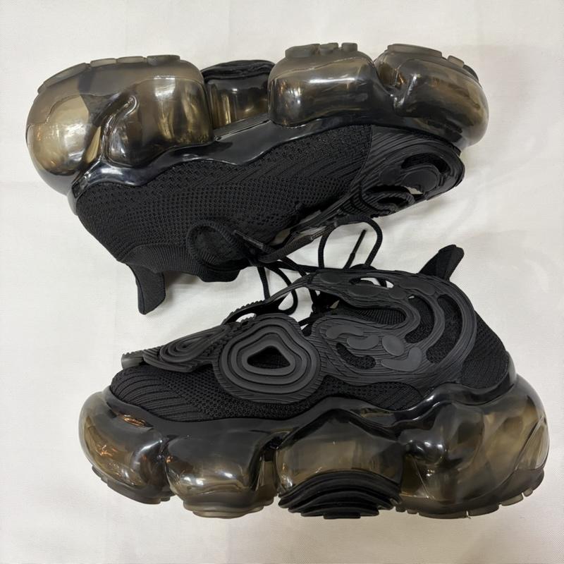 古着 USED シューズ シューズ grounds グラウンズ moopie invert ムーピーインバート 27センチ 厚底スニーカー 27.0cm 無地 黒 / ブラック / black メンズ USED 古着 中古 50165815