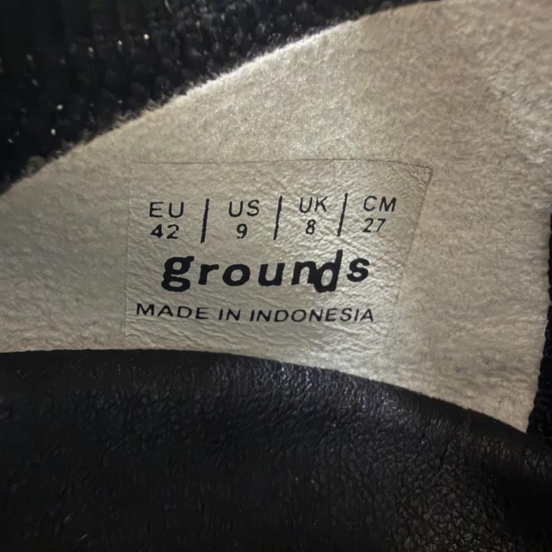 古着 USED シューズ シューズ grounds グラウンズ moopie invert ムーピーインバート 27センチ 厚底スニーカー 27.0cm 無地 黒 / ブラック / black メンズ USED 古着 中古 50165815