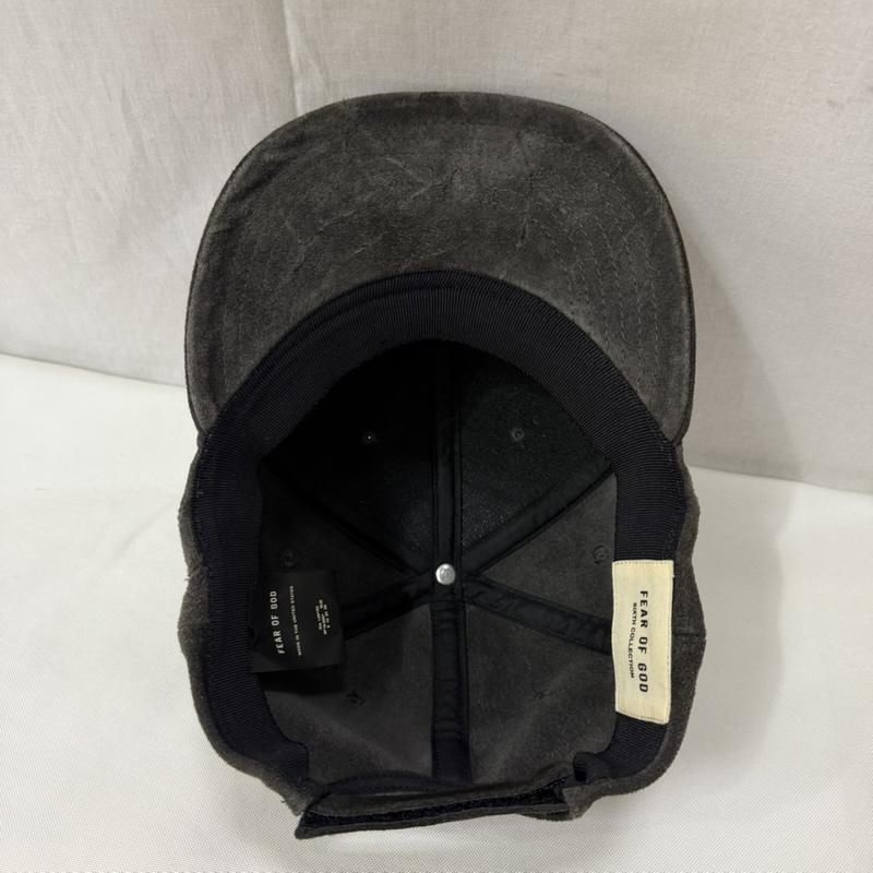 フィアーオブゴッド Fear of God 帽子 キャップ ６F19-0001 SIXTH COLLECTION スエードキャップ グレー - 無地 灰 / グレー / gray メンズ USED 古着 中古 50165816