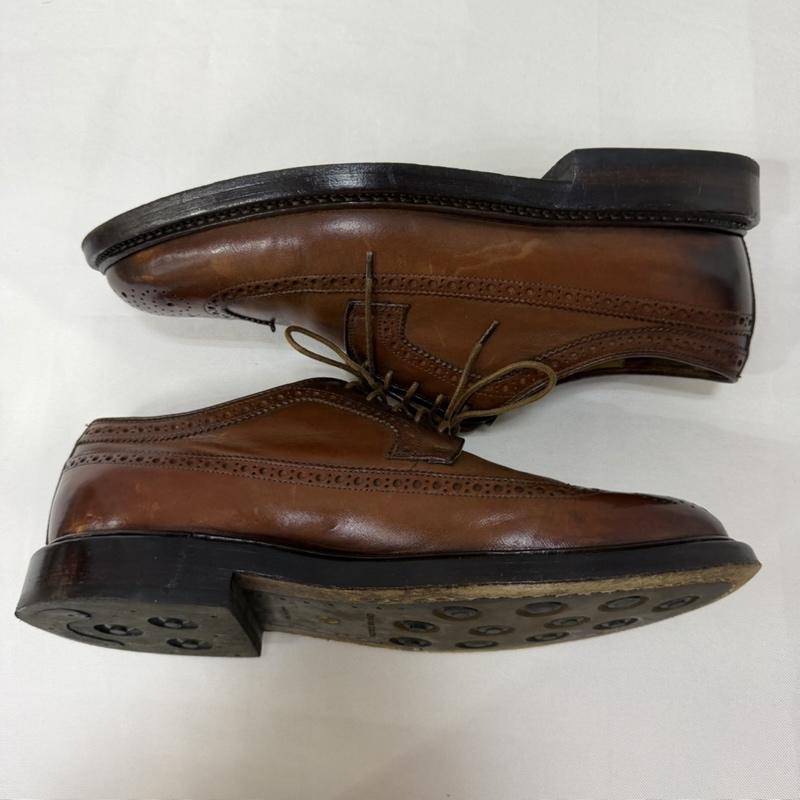 オフィチーネクリエイティブ OFFICINE CREATIVE 革靴 革靴 ウィングチップシューズ ドレスシューズ レザー LEATHER SHOES brown 41/26.0cm前後 ITALY製 - 無地 茶 / ブラウン / brown メンズ USED 古着 中古 50165818