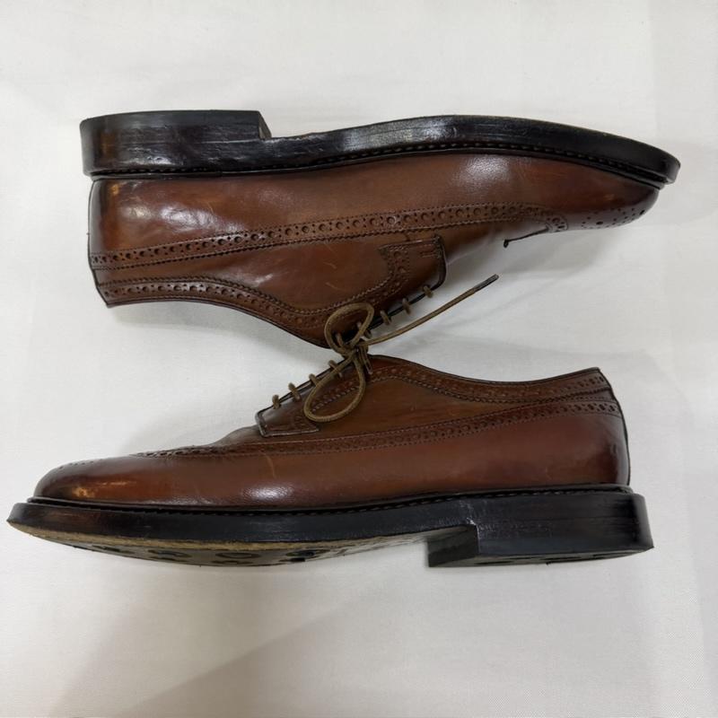 オフィチーネクリエイティブ OFFICINE CREATIVE 革靴 革靴 ウィングチップシューズ ドレスシューズ レザー LEATHER SHOES brown 41/26.0cm前後 ITALY製 - 無地 茶 / ブラウン / brown メンズ USED 古着 中古 50165818
