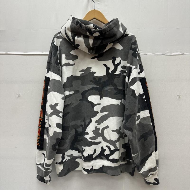 シュプリーム Supreme パーカー 長袖 Woven Patches Hooded Sweatshirt スノーカモ パーカー XL 灰 / グレー / gray X マルチカラー / マルチカラー / multicolor メンズ USED 古着 中古 50165822