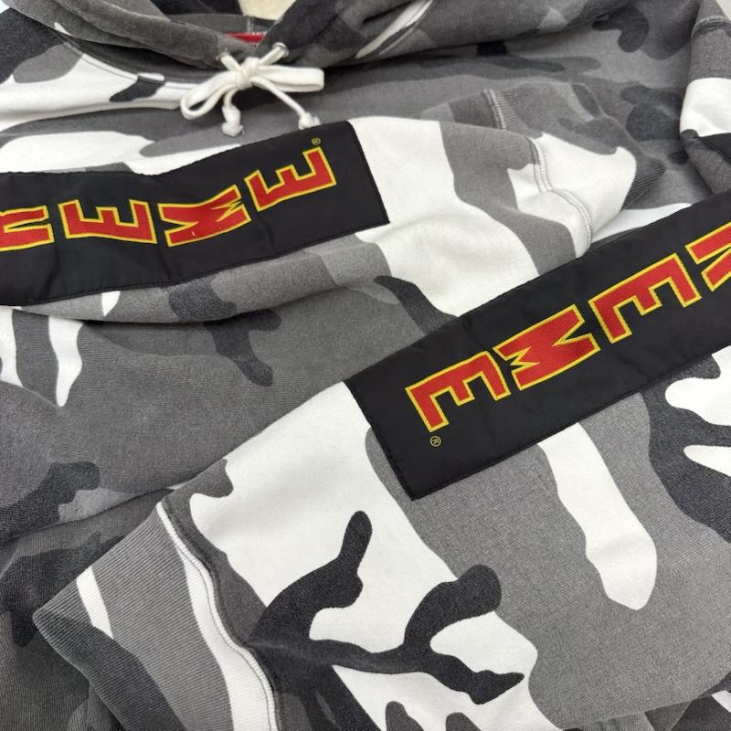 シュプリーム Supreme パーカー 長袖 Woven Patches Hooded Sweatshirt スノーカモ パーカー XL 灰 / グレー / gray X マルチカラー / マルチカラー / multicolor メンズ USED 古着 中古 50165822