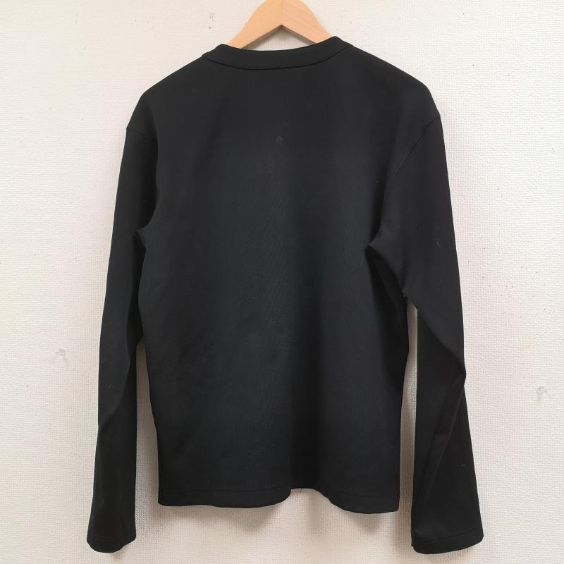 ジュンメン JUNMEN ニット、セーター 長袖 日本製 ストライプ柄 切り替え ジップアップ カーディガン ニットジャケット 黒 / ブラック / black メンズ USED 古着 中古 50165825