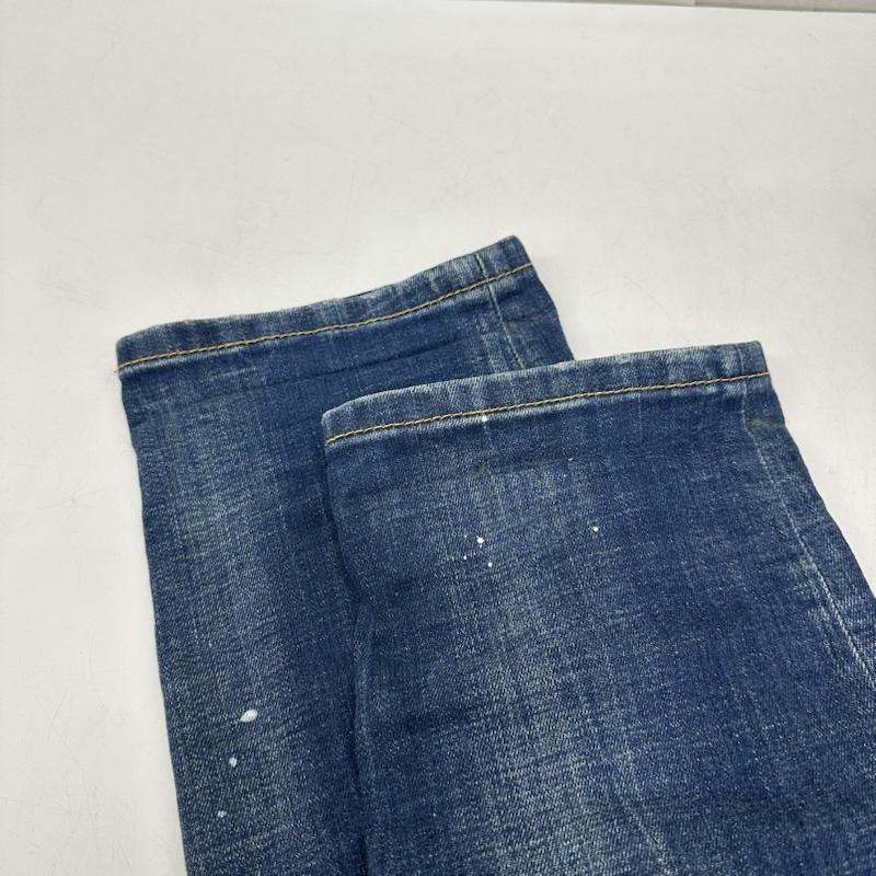 ディースクエアード DSQUARED2 パンツ デニム、ジーンズ Skater Jean ダメージ ペイント 加工 デニム パンツ S74LB0673 50 インディゴ / インディゴ / Indigo メンズ USED 古着 中古 50165828