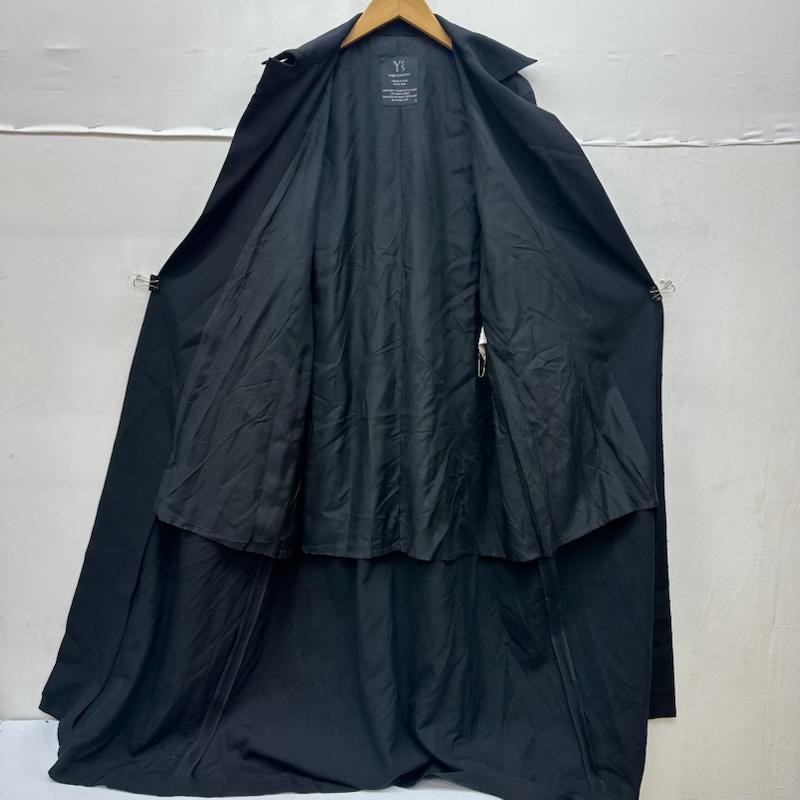 ワイズ Y s コート コート一般 前開き トッパー ウール ロング コート YN-C01-100 3 黒 / ブラック / black レディース USED 古着 中古 50165832