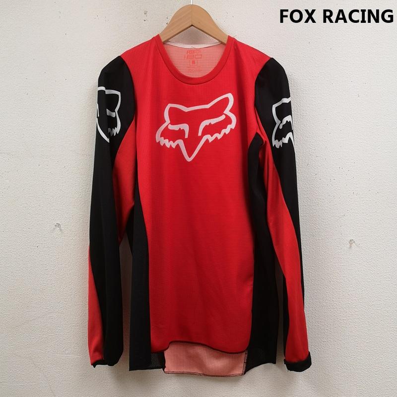 フォックスレーシング FOX RACING Tシャツ 長袖 メッシュ ドロップテール きつね モトクロスバイク モトクロス ジャージ M 赤 / レッド / red メンズ USED 古着 中古 50165833