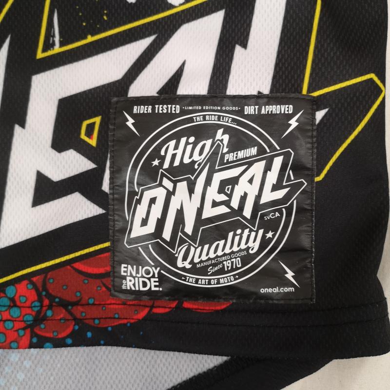 古着 USED Tシャツ 長袖 O Neal 総柄 グラフィック パンク アメコミ 昇華プリント メッシュ Vネック 長袖Tシャツ M マルチカラー / マルチカラー / multicolor メンズ USED 古着 中古 50165835
