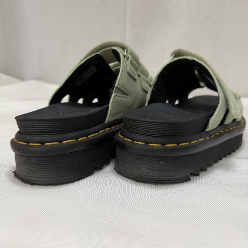 ドクターマーチン Dr.Martens サンダル サンダル RAINE スライドサンダル ライトグリーン UK5/24cm 厚底 シャークソール 24.0cm 無地 黒 / ブラック / black X 薄緑 / ライトグリーン / レディース USED 古着 中古 50165836