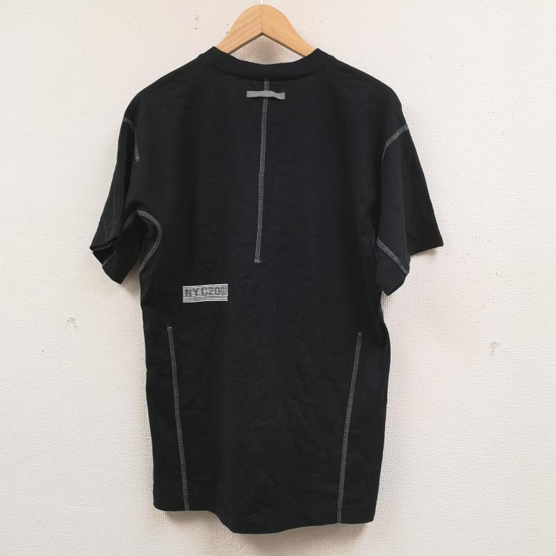 古着 USED Tシャツ 半袖 PRIMAL POINT シリアルコード テキスト 変形パターン ステッチ ピスネーム 半袖丸首 Tシャツ M 黒 / ブラック / black メンズ USED 古着 中古 50165840