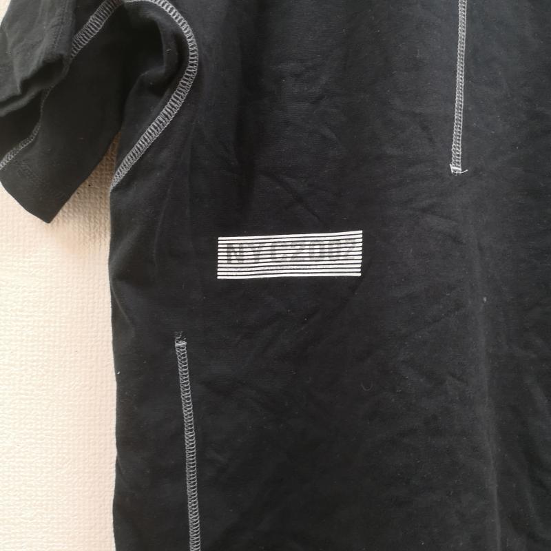 古着 USED Tシャツ 半袖 PRIMAL POINT シリアルコード テキスト 変形パターン ステッチ ピスネーム 半袖丸首 Tシャツ M 黒 / ブラック / black メンズ USED 古着 中古 50165840