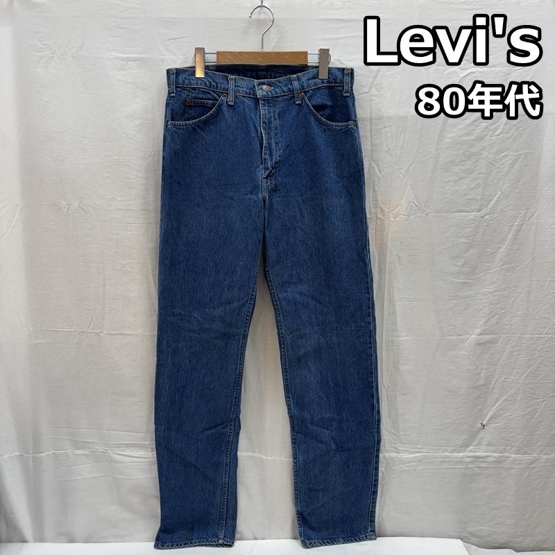 リーバイス Levi s パンツ デニム、ジーンズ 80年代 ビンテージ 20505-02 オレンジタブ ストレート デニム パンツ 80s VINTAGE 34インチ メンズ USED 古着 中古 50165844