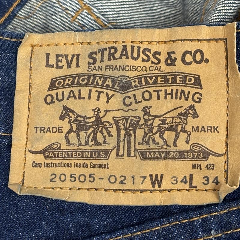 リーバイス Levi s パンツ デニム、ジーンズ 80年代 ビンテージ 日本製 202505-0201 ストレート デニム パンツ 80s VINTAGE 34インチ メンズ USED 古着 中古 50165846