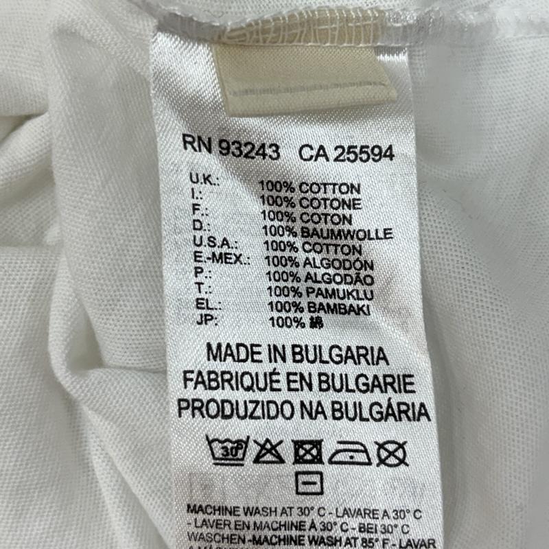 ディーゼル DIESEL Tシャツ 半袖 リーフ ウイング ロゴ クルーネック Tシャツ S 白 / ホワイト / white レディース USED 古着 中古 50165847