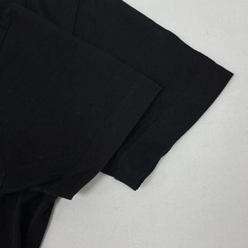 ディーゼル DIESEL Tシャツ 半袖 スパンコール ロゴ ラウンドネック Tシャツ XS 黒 / ブラック / black レディース USED 古着 中古 50165849