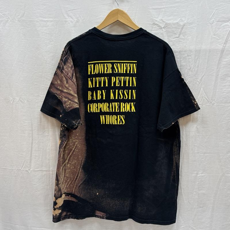 古着 USED Tシャツ 半袖 NIRVANA ニルヴァーナ スマイル ロゴ ブリーチ Tシャツ ビッグサイズ - メンズ USED 古着 中古 50165851