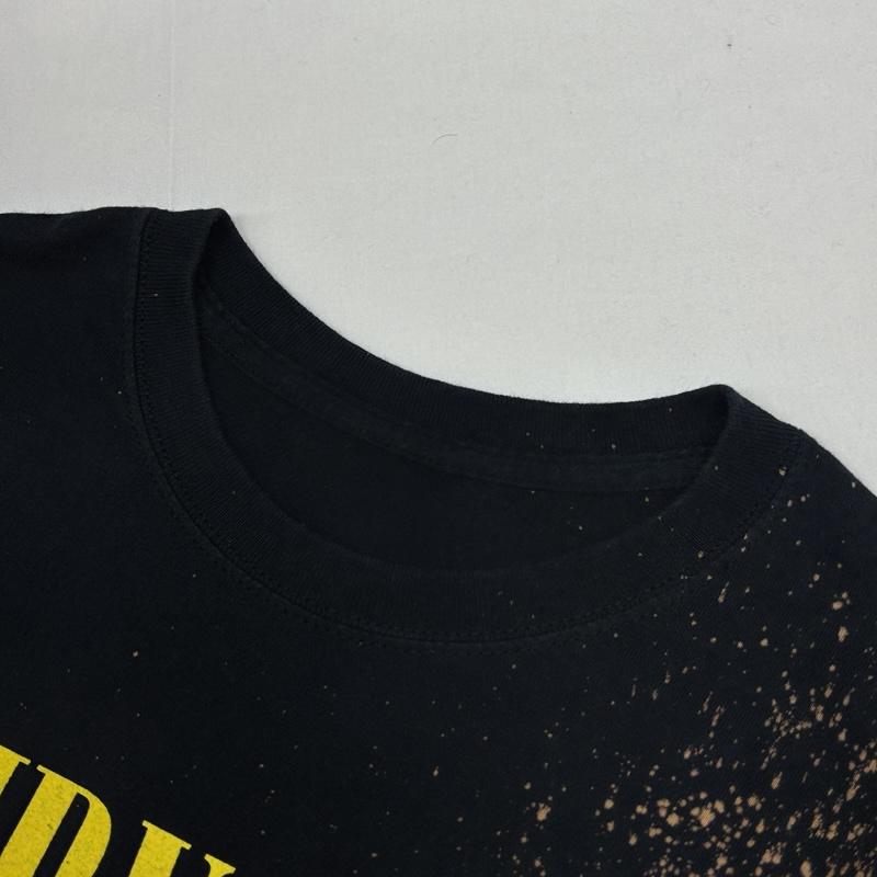 古着 USED Tシャツ 半袖 NIRVANA ニルヴァーナ スマイル ロゴ ブリーチ Tシャツ ビッグサイズ - メンズ USED 古着 中古 50165851