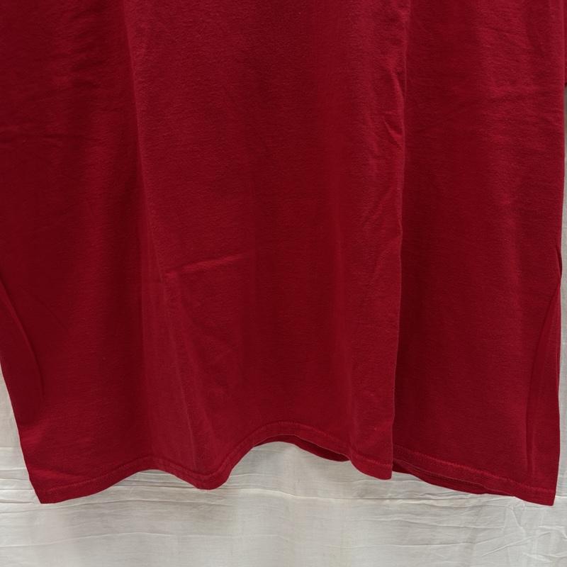 ヘインズ HANES Tシャツ 半袖 THE BEATLES ビートルズ ロゴ プリント クルーネック Tシャツ ビッグサイズ - 赤 / レッド / red メンズ USED 古着 中古 50165852