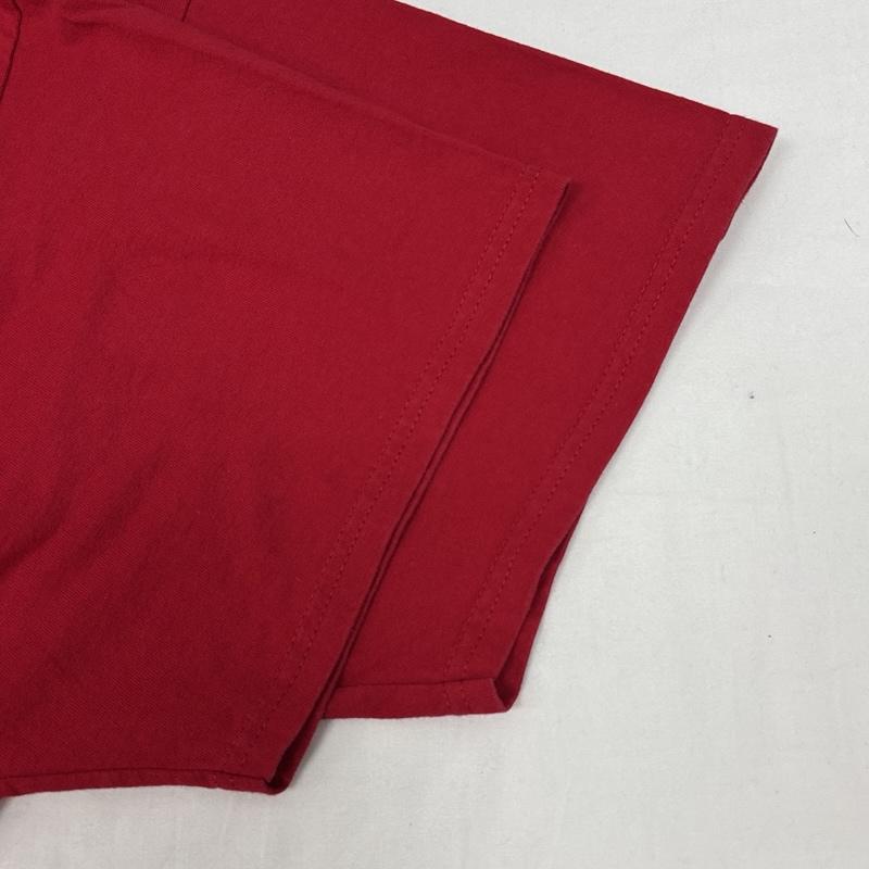 ヘインズ HANES Tシャツ 半袖 THE BEATLES ビートルズ ロゴ プリント クルーネック Tシャツ ビッグサイズ - 赤 / レッド / red メンズ USED 古着 中古 50165852