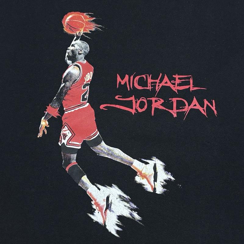 ナイキ NIKE Tシャツ 半袖 MICHAEL JORDAN マイケルジョーダン クルーネック Tシャツ ビッグサイズ - 黒 / ブラック / black メンズ USED 古着 中古 50165855