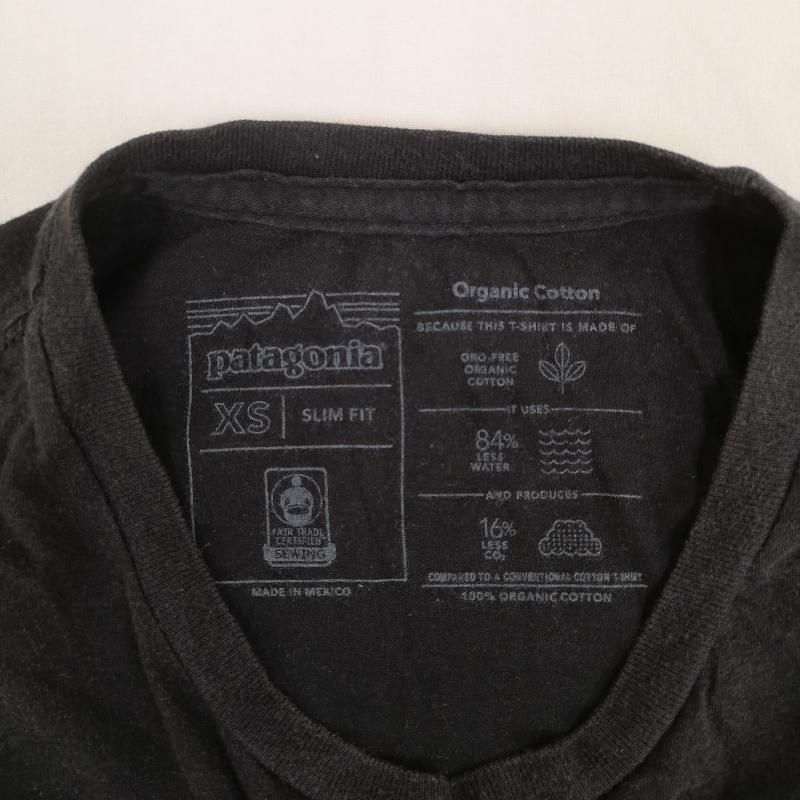 パタゴニア patagonia Tシャツ 半袖 フライングフィッシュ トビウオ 魚 ハワイ ホノルル 限定 グラフィックプリント 丸首半袖Tシャツ XS 黒 / ブラック / black メンズ USED 古着 中古 50165864