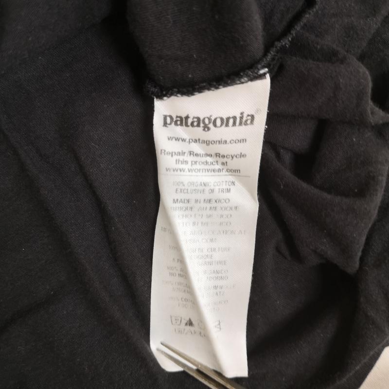 パタゴニア patagonia Tシャツ 半袖 フライングフィッシュ トビウオ 魚 ハワイ ホノルル 限定 グラフィックプリント 丸首半袖Tシャツ XS 黒 / ブラック / black メンズ USED 古着 中古 50165864